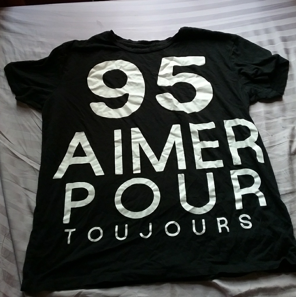 Black and white shirt